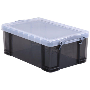 Really Useful Box -  Box opbergdoos 9 liter, transparant gerookt