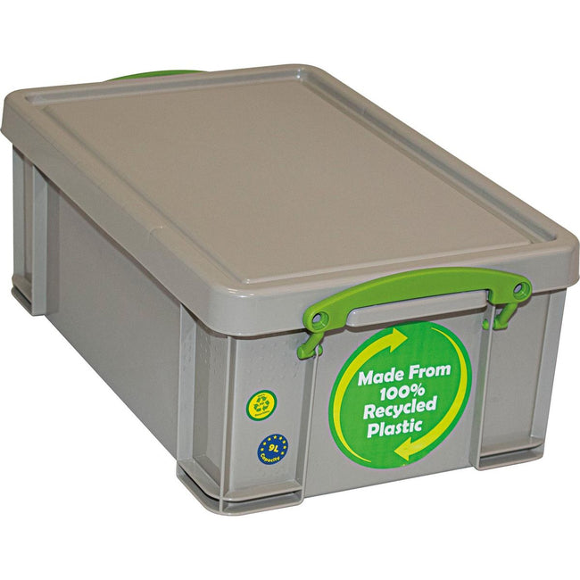 Really Useful Box - Boîte de rangement Box 9 litres, recyclée, grise