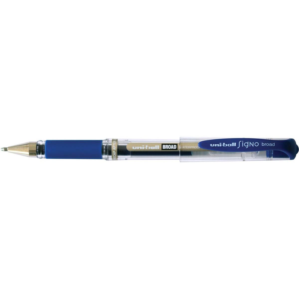 Uni-ball -  roller Signo Broad, brede punt, blauw