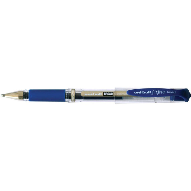 Uni-ball - roller Signo Broad, pointe large, bleu