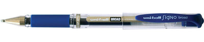 Uni-ball - roller Signo Broad, pointe large, bleu