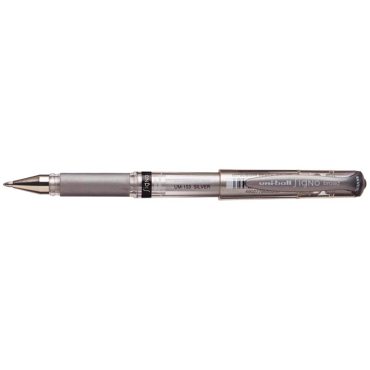 Uni-ball -  roller Signo Broad Creative, brede punt, zilver