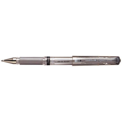 Uni-ball -  roller Signo Broad Creative, brede punt, zilver