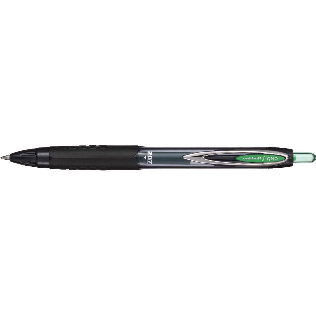 Uni-ball - roller Signo RT207, pointe moyenne, vert
