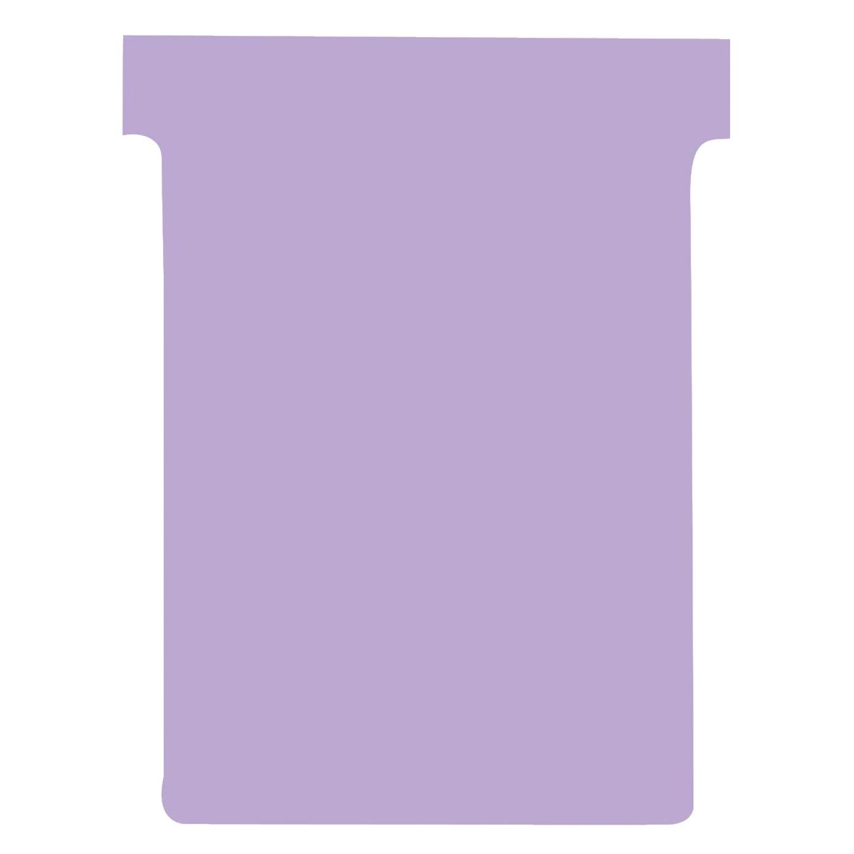 Nobo -  T-planbordkaarten index 3, ft 120 x 92 mm, violet