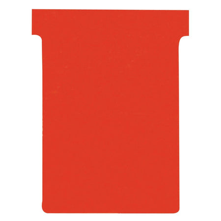 Nobo - T-card n°3 80mm rouge 100 pièces