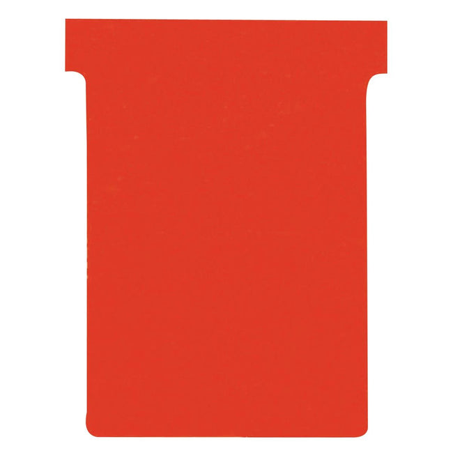 Nobo - T-card n°3 80mm rouge 100 pièces
