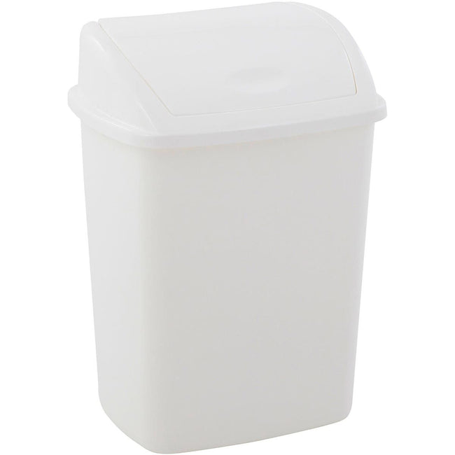 Vepa Bins -  Vuilbak met swingdeksel, 15 l, wit