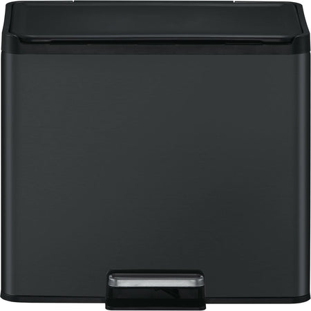 Eko - Poubelle à pédale Essential Recycler 20 + 9 l, noir