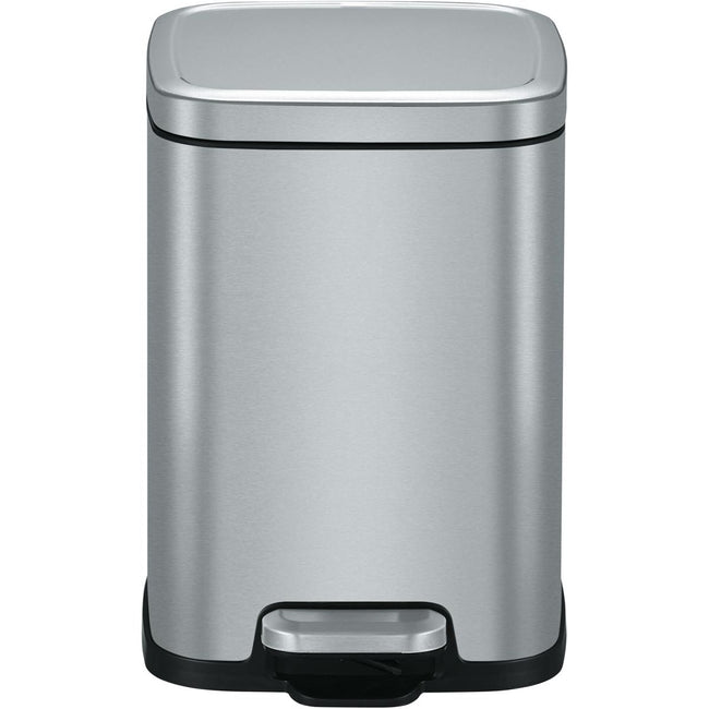 Eko - Poubelle à pédale Stella 6 l, inox mat