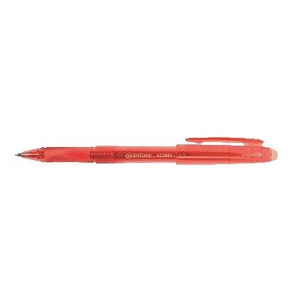 Quantore - Stylo gel effaçable 0,7 mm rouge | 12 pièces