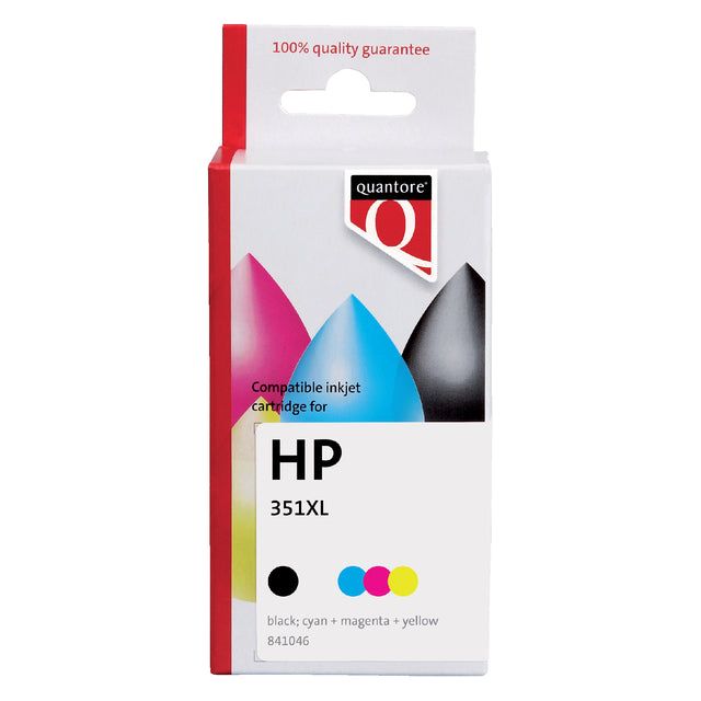 Quantore - Inkcartridge HP 351xl CB338EE HC Couleur | 35 pièces