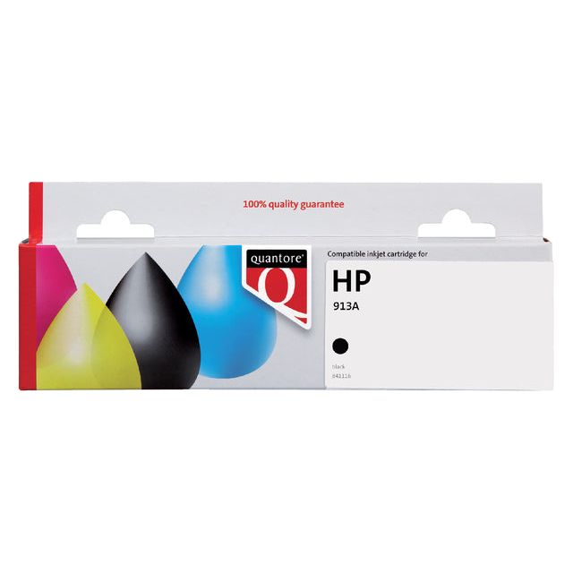 Quantore - Inktcartridge hp 913a l0r95cn zwart