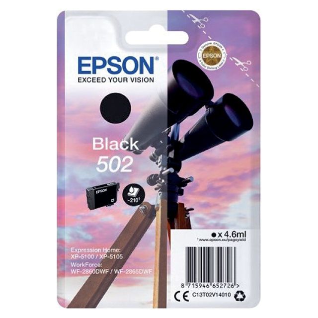 Epson - Inkcartridge Epson 502 T02V1 Schwarz