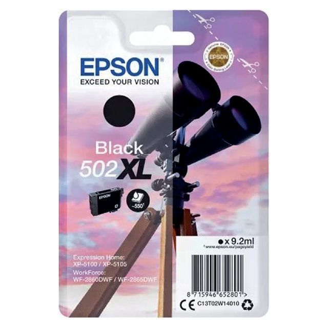 Epson - Inktcartridge epson 502xl t02w1 zwart