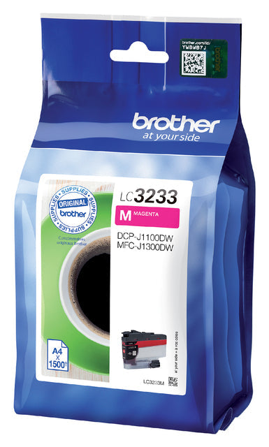 Bruder - Inkcartridge Bruder LC -3233m Rood