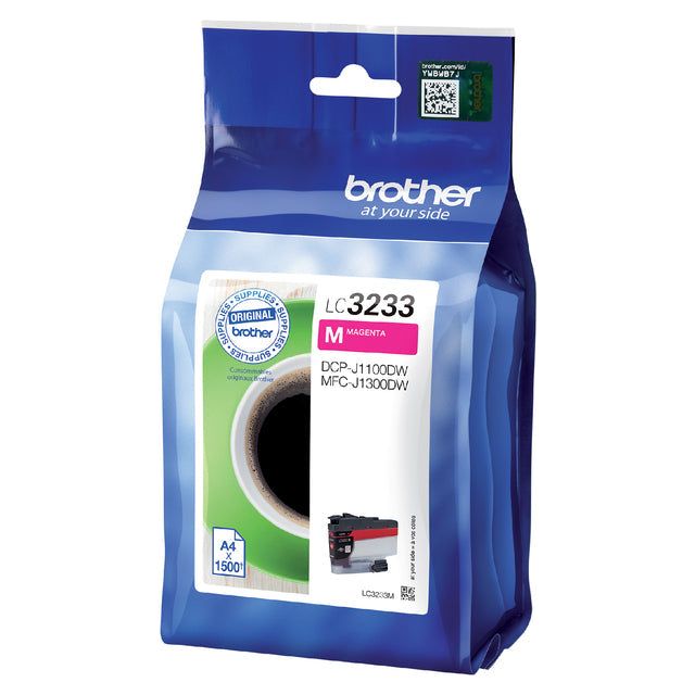 Frère - Inkcartridge Brother LC -3233m Rood