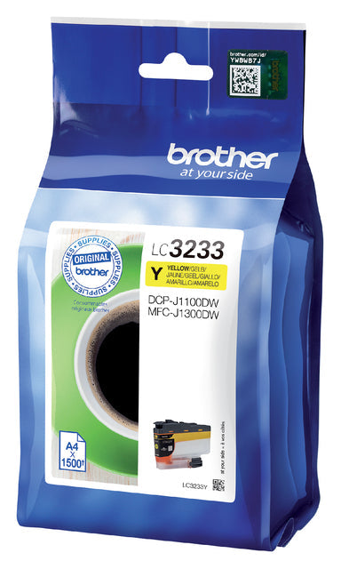 Brother - Inktcartridge brother lc-3233y geel