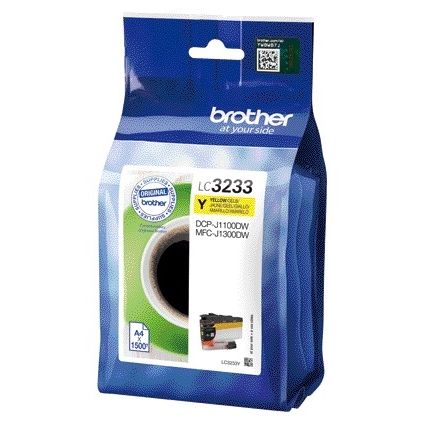 Brother -  Inktcartridge LC-3233Y geel