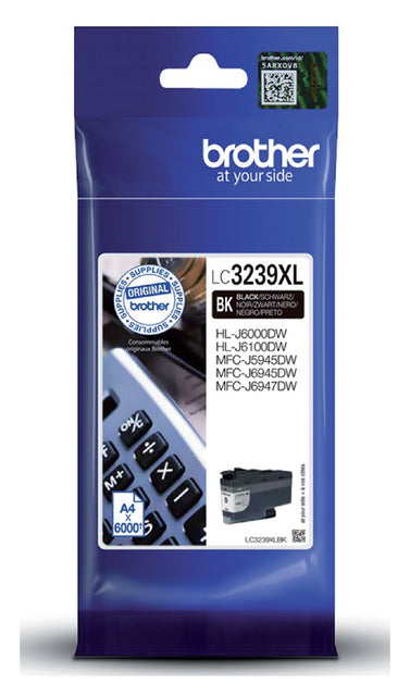 Brother - inktcartridge, 6.000 pagina's, OEM LC-3239XLBK, zwart