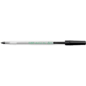 Bic - Kugelschreiber Ecolutions Round Stic Medium Schwarz | 60 Stück