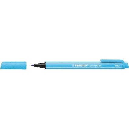 Stabilo -  Vilstift pointMax 488/51 medium azuurblauw | 10 stuks