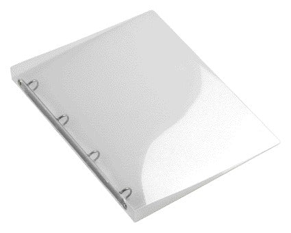 HF2 - Ringbuch 4-Ring A4-16mm transparent weiß