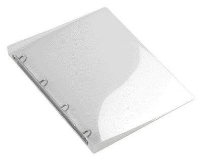 HF2 - Ringbuch 4-Ring A4-16mm transparent weiß