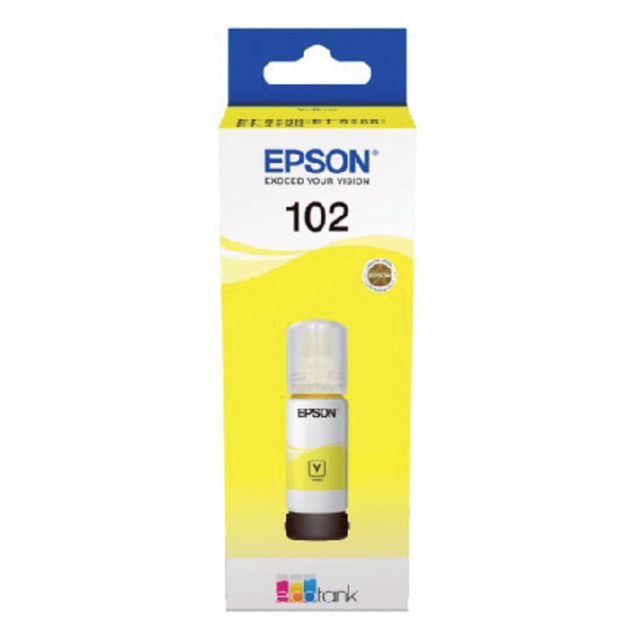 Epson - inktfles 102, 6.000 pagina's, OEM C13T03R440, geel