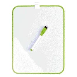 Desq -  Whiteboard  21.5x28cm + marker groen profiel