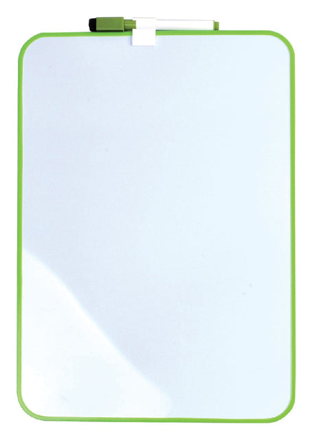 DESQ - tableau blanc DESQ 24x34cm + profil vert marqueur