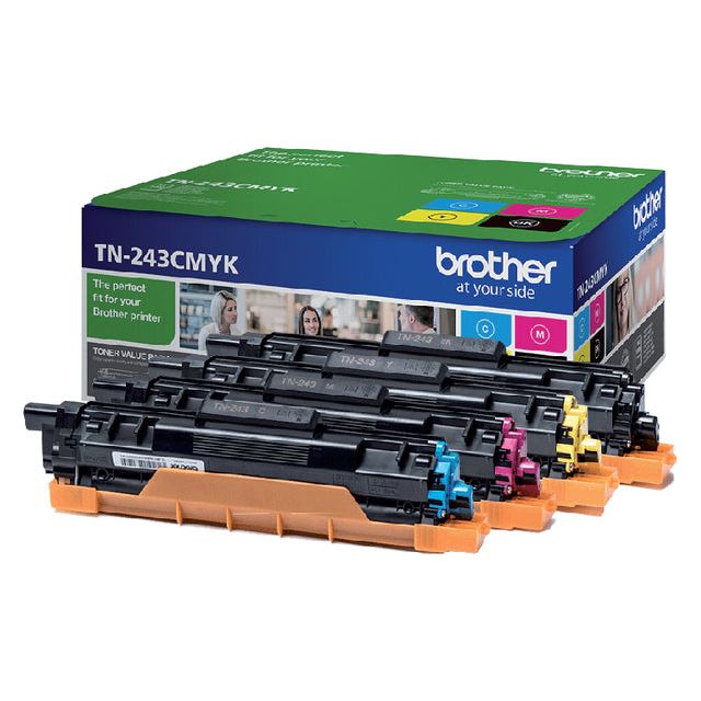 Brother - toner, 1.000 pagina's, OEM TN-243CMYK, 4 kleuren