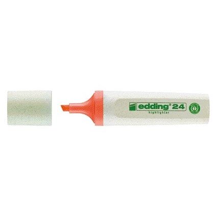 Edding EcoLine -  Markeerstift edding 24 EcoLine oranje