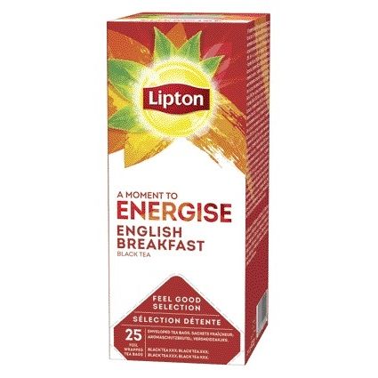Lipton -  Thee  energise english breakfast 25x1.5gr