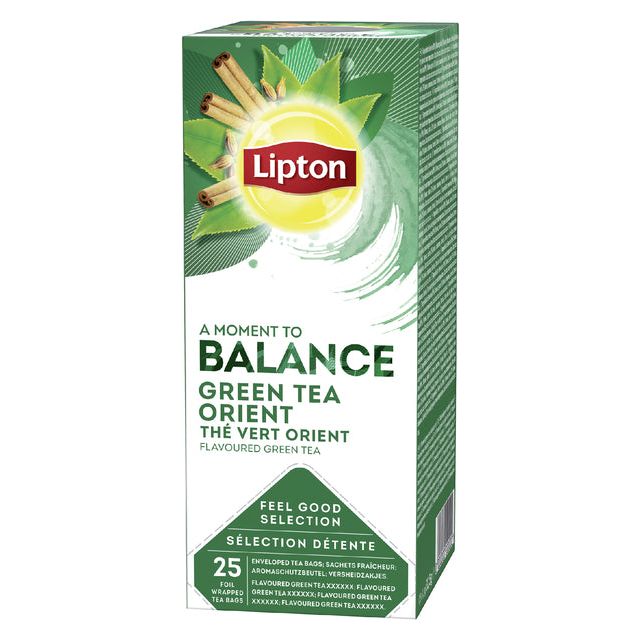 Lipton - Thee lipton balance green tea orient 25x1.5gr