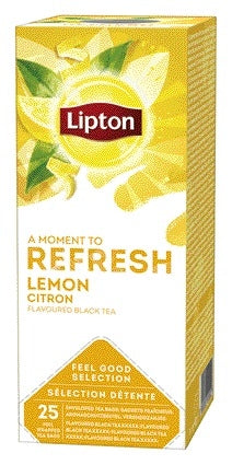 Lipton -  Thee  refresh lemon 25x1.5gr | 6 stuks