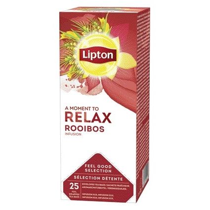 Lipton - Thé Relax rooibos 25x1.5gr