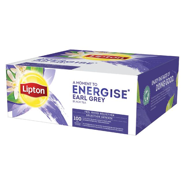 Lipton - Tea Lipton dynamiser Earl G 100x1.5gr | 12 pièces