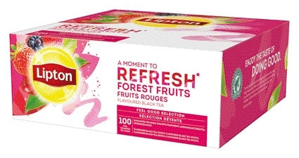 Lipton -  Thee  refresh forest fruits 100x1.5gr