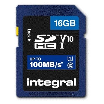 Integral -  Geheugenkaart SDHC V10 16GB