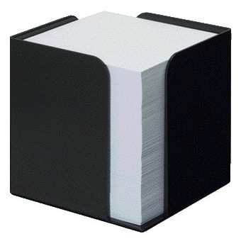 Djois - Memokubus Re-Solution recycelt 95x95x95mm + 700 Blatt schwarz