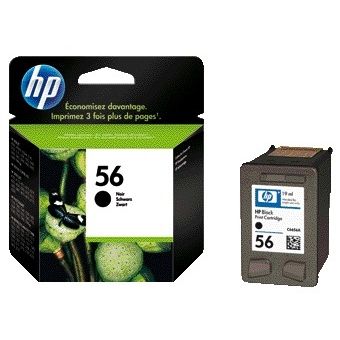 HP -  Inktcartridge  c6656ae 56 zwart