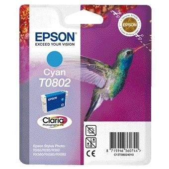 Epson - Tintenpatrone T0802 blau