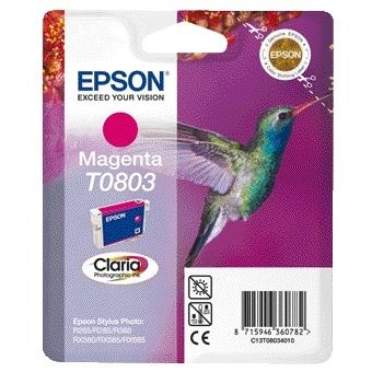 Epson - Cartouche d'encre T0803 rouge