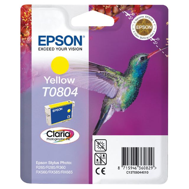 Epson - Inktcartridge epson t0804 geel