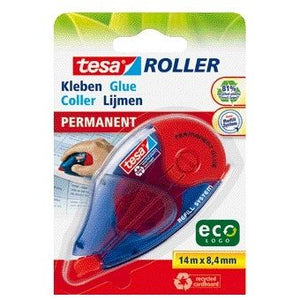 Tesa -  Lijmroller eco permanent navulbaar op blister
