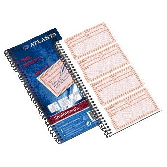 Quantore - Mémo rapide Djois 74x125mm 160 notes en double blanc