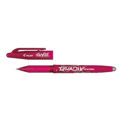 Pilot -  Rollerpen  frixion bl-fr7 m roze | 12 stuks