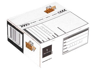 CleverPack - Boîte postale pour colis 1 Cleverpack 146x131x56mm blanc | 5 pièces