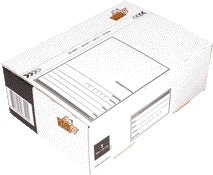 CleverPack - Boîte à colis postale 3 Cleverpack 240x170x80mm blanc | 5 pièces